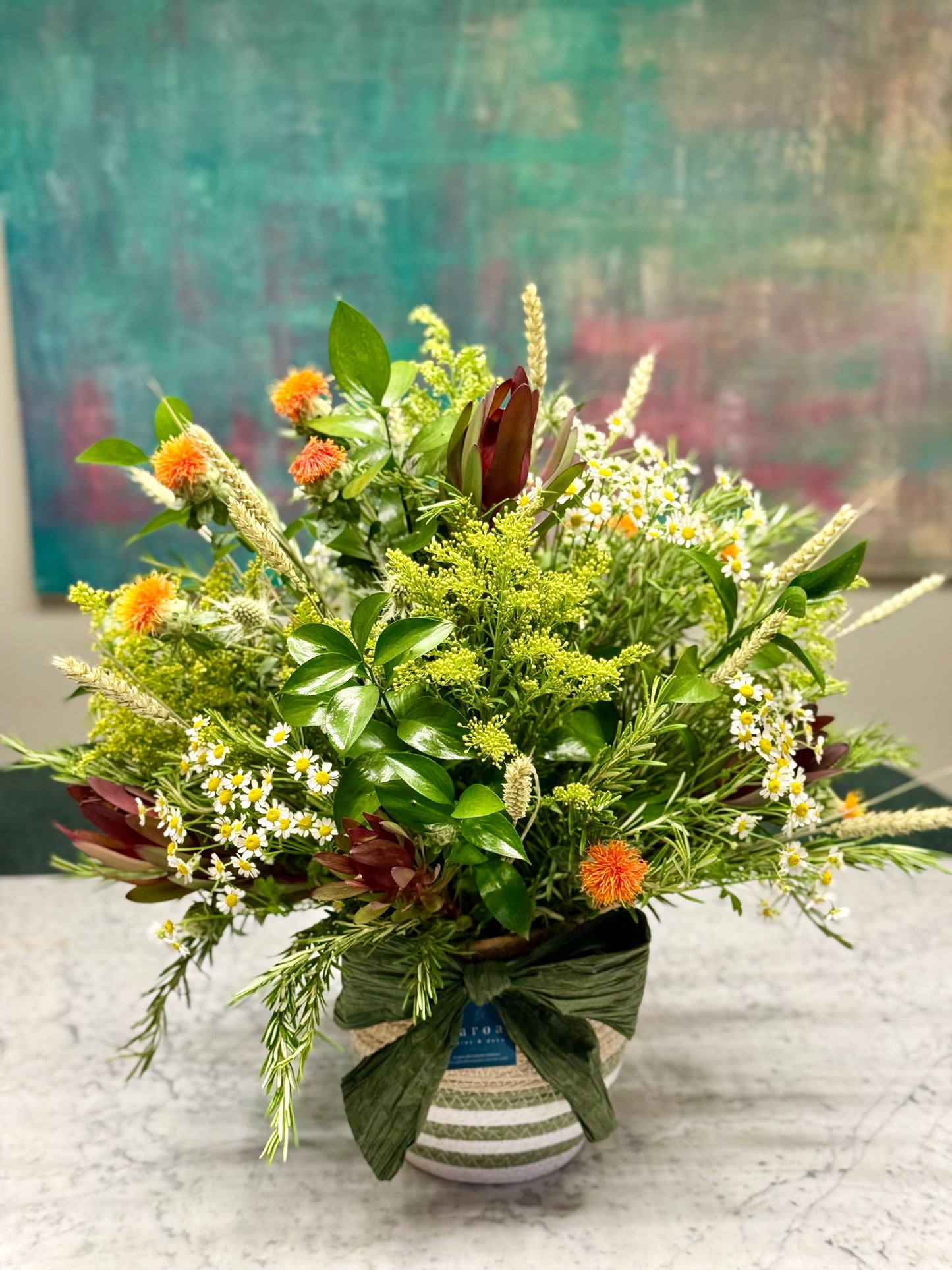 Arreglo floral campestre