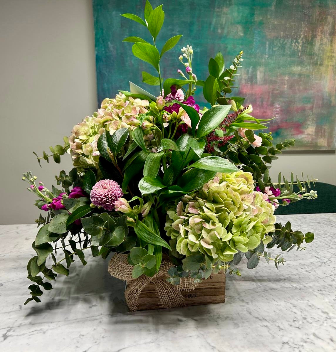 Arreglo floral de estilo natural