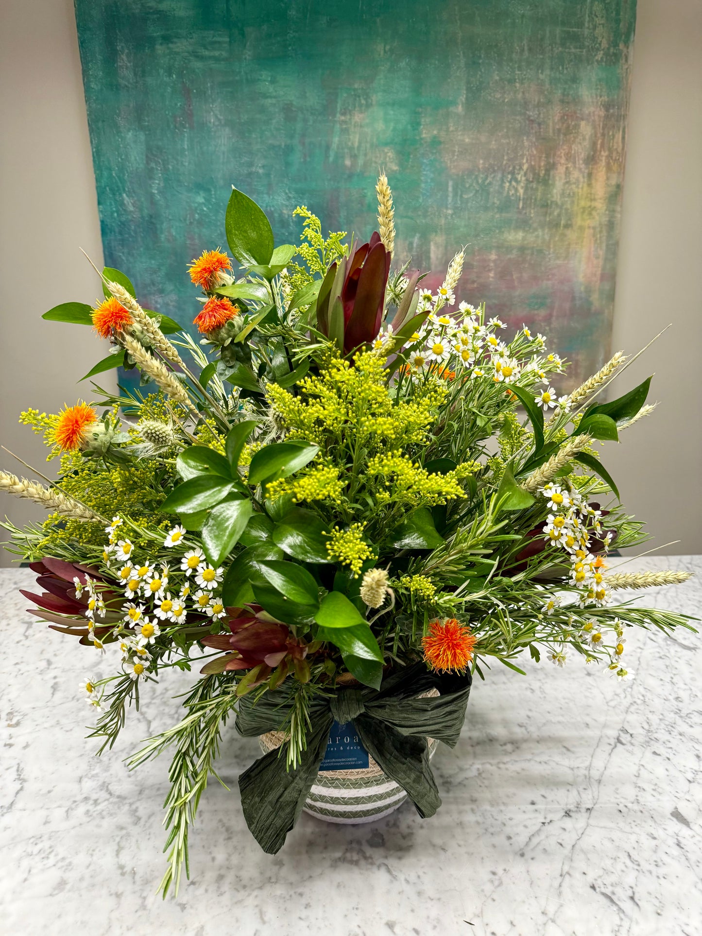 Arreglo floral campestre