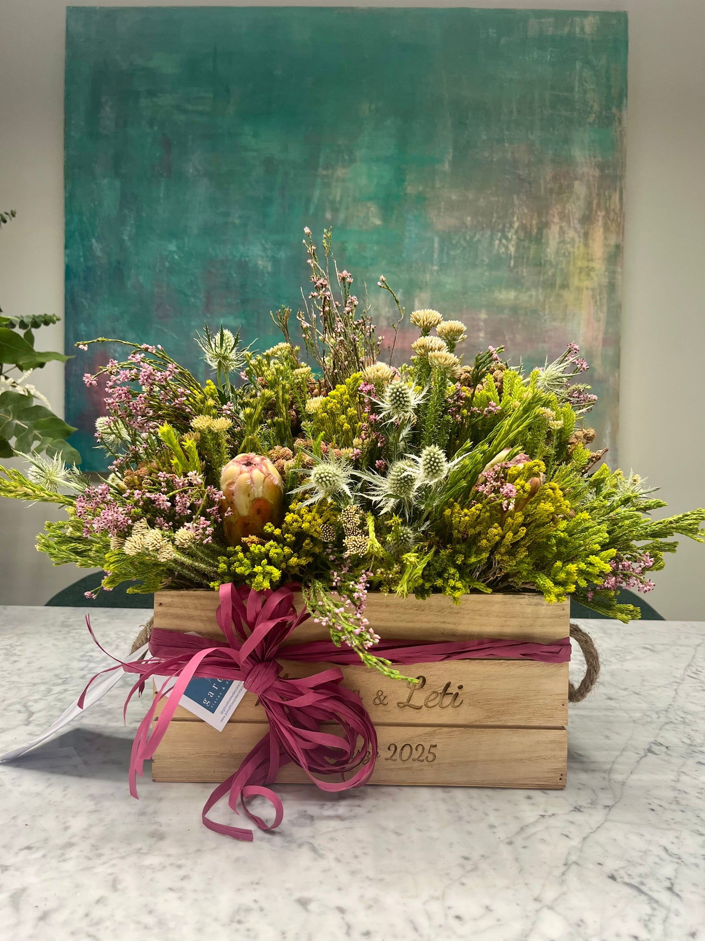 Caja de madera Personalizada Estilo Campo