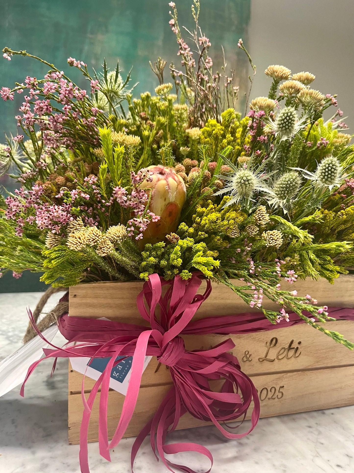 Caja de madera Personalizada Estilo Campo