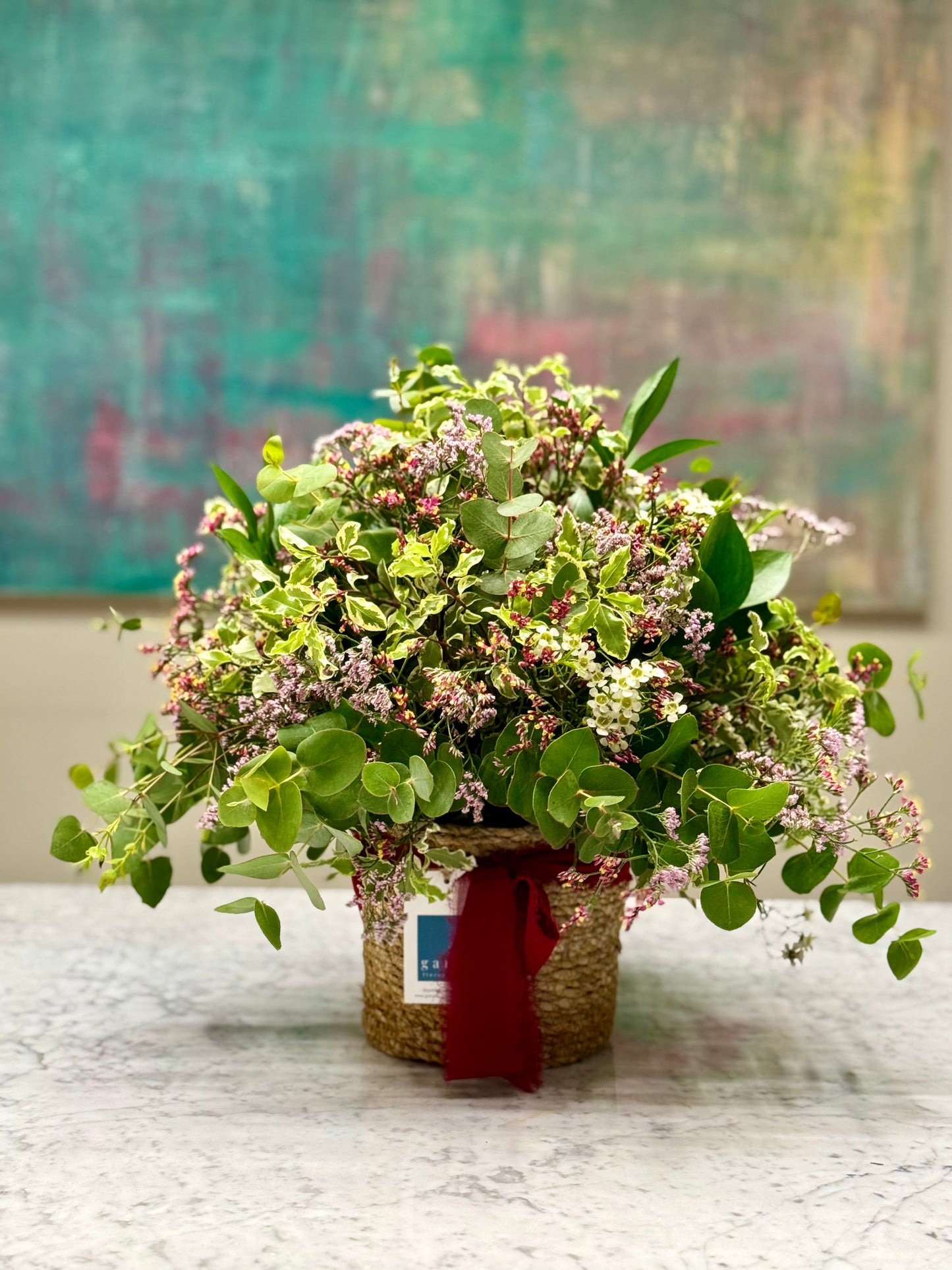 Arreglo Floral Silvestre en Cesta