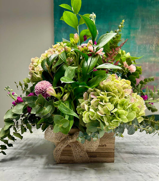 Arreglo floral de estilo natural